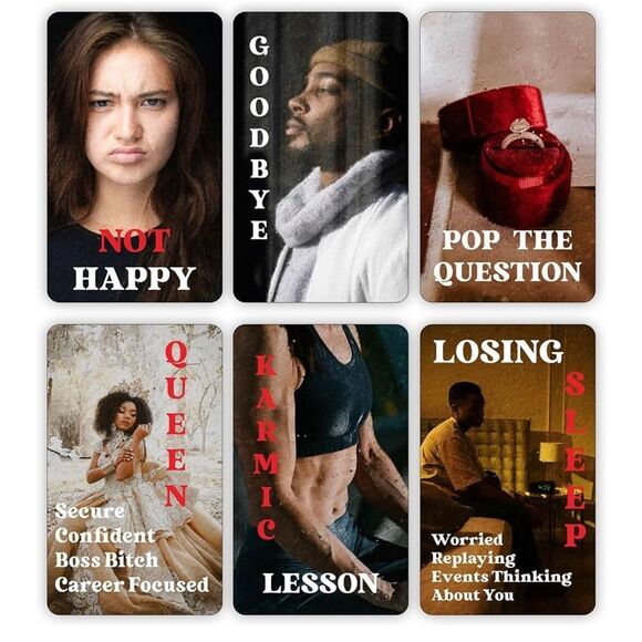 Oracle Card Deck - Red and Black - Picture 2 of 4